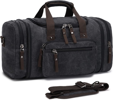 주문 50L의 일일 개인 아이템 캔버스 듀플 주말 여행 가방 online manufacture